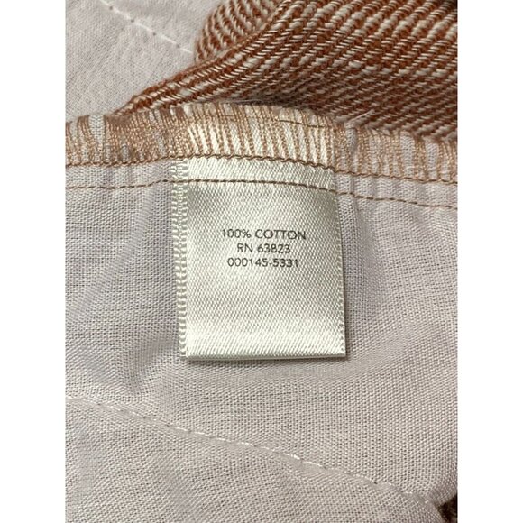 Cj Banks Womens Relaxed Fit High-Rise Trousers Rusty Plaid Pleated Size 24W NEW - Picture 9 of 16